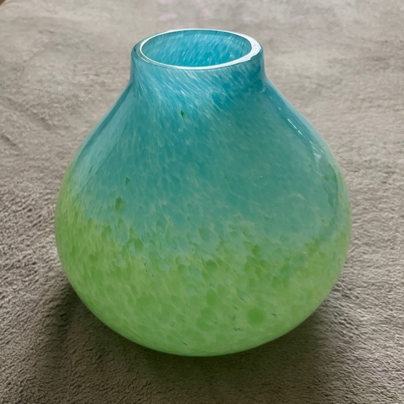 Other - Pear Shaped Blown Glass Vase - Vintage